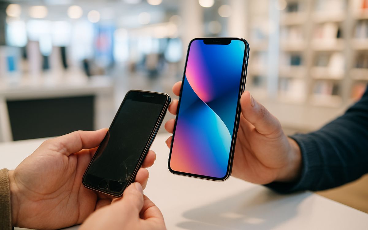 Common ways to trade in an old phone for a new one